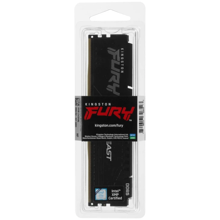 Оперативная память Kingston FURY Beast Black 32Gb 5200Mhz, KF552C40BB-32
