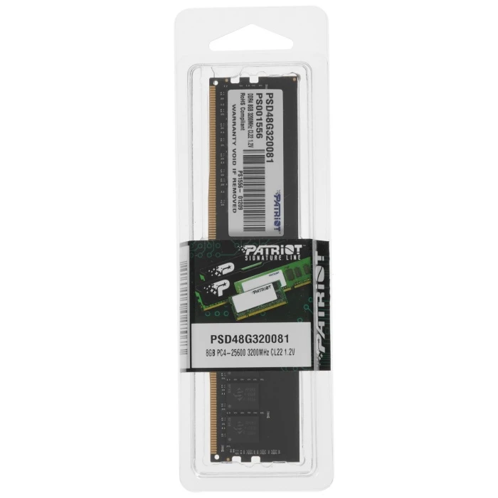 Оперативная память Patriot Signature Line 8Gb 3200Mhz, PSD48G320081