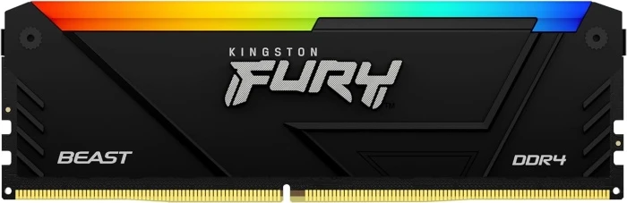 Оперативная память Kingston FURY Beast Black RGB 8Gb 3200Mhz, KF432C16BB2A/8