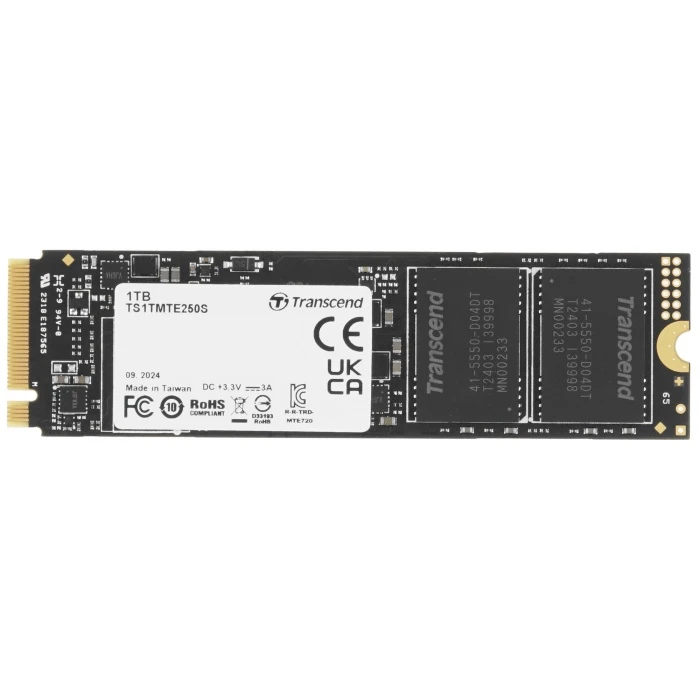 SSD накопитель Transcend MTE250S 1Tb M.2 NVMe, TS1TMTE250S