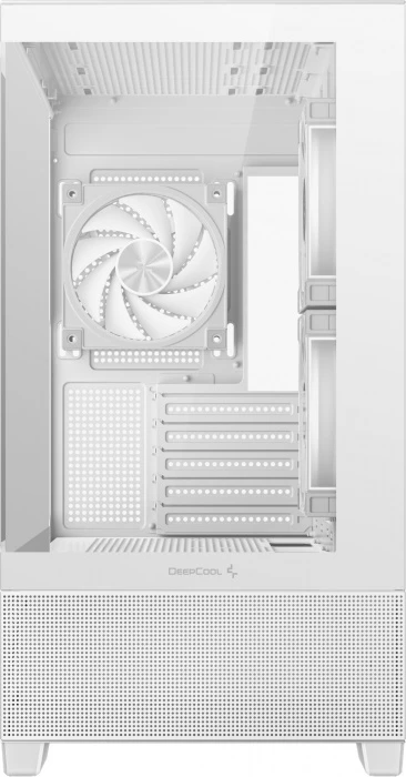 Корпус DEEPCOOL CG380 3F белый, Mini-Tower