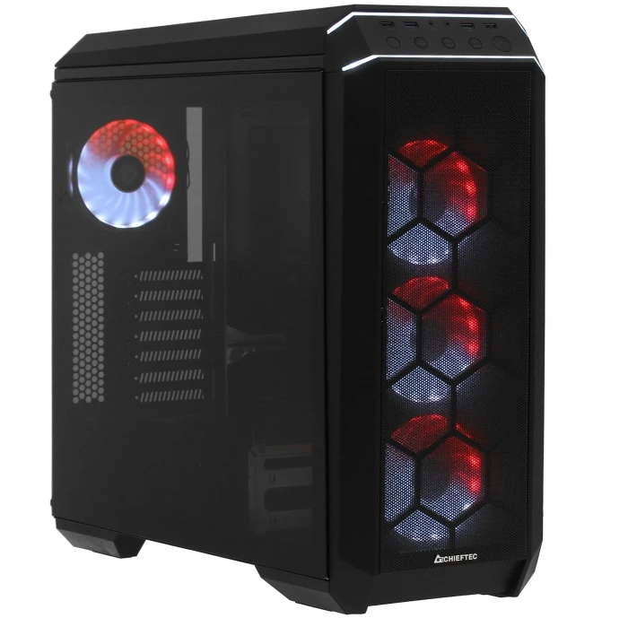 Корпус Chieftec STALLION 3 черный, Mid-Tower