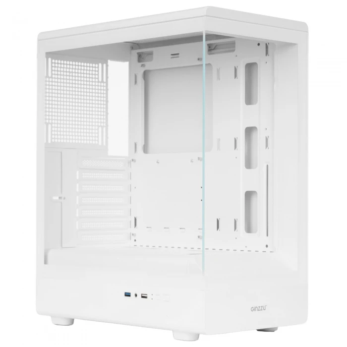 Корпус GiNZZU GL175 белый, Mid-Tower