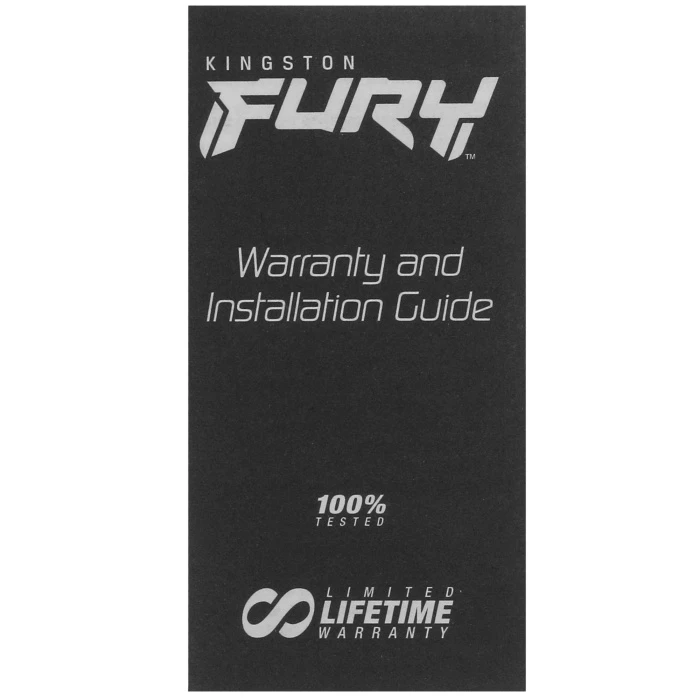 Оперативная память Kingston Fury Beast Black AMD 8Gb 5200Mhz, KF552C36BBE-8