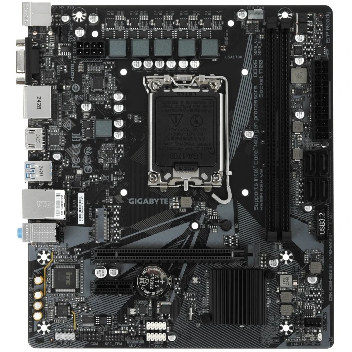 Мат. плата GIGABYTE H610M S2H V2, LGA 1700