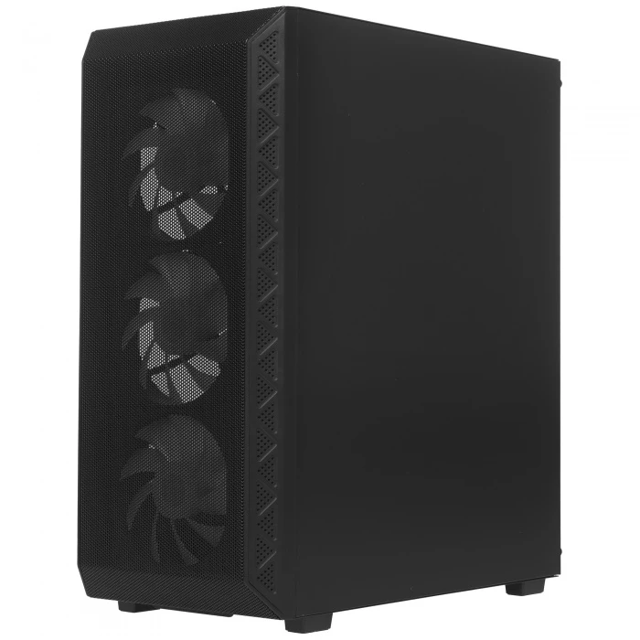 Корпус PowerCase Mistral S4B черный, Mid-Tower