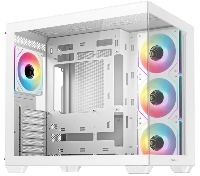 Корпус DEEPCOOL CG530 4F белый, Mid-Tower