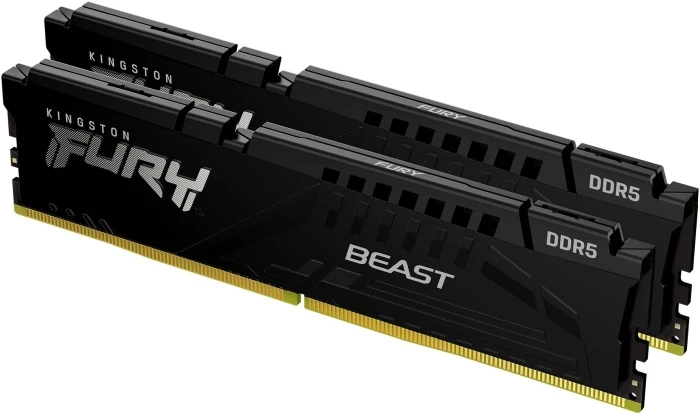 Оперативная память Kingston FURY Beast Black 64Gb 5600Mhz, KIT 2*32Gb, KF556C36BBE2K2-64