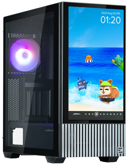 Корпус ZALMAN Z10 DS черный, Mid-Tower