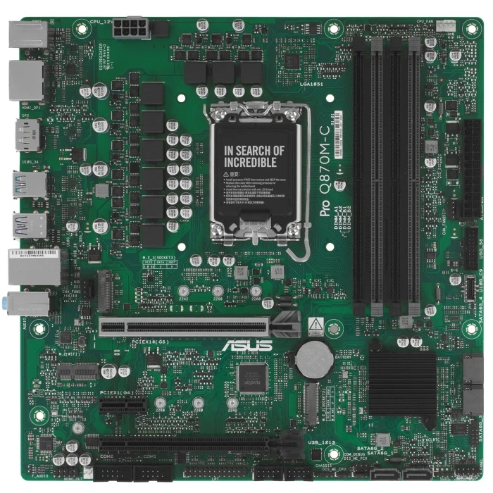 Мат. плата ASUS Pro Q870M-C-CSM, LGA 1851