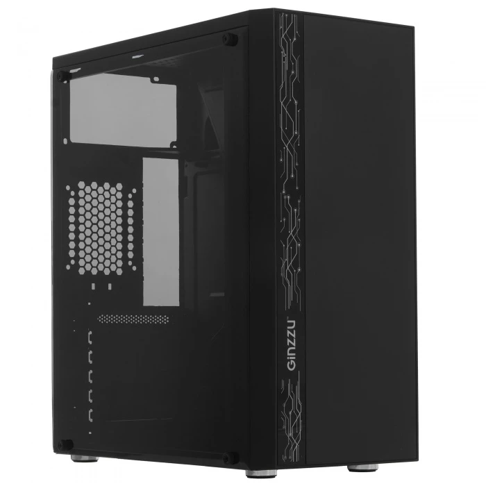 Корпус GiNZZU A370 черный, Mid-Tower