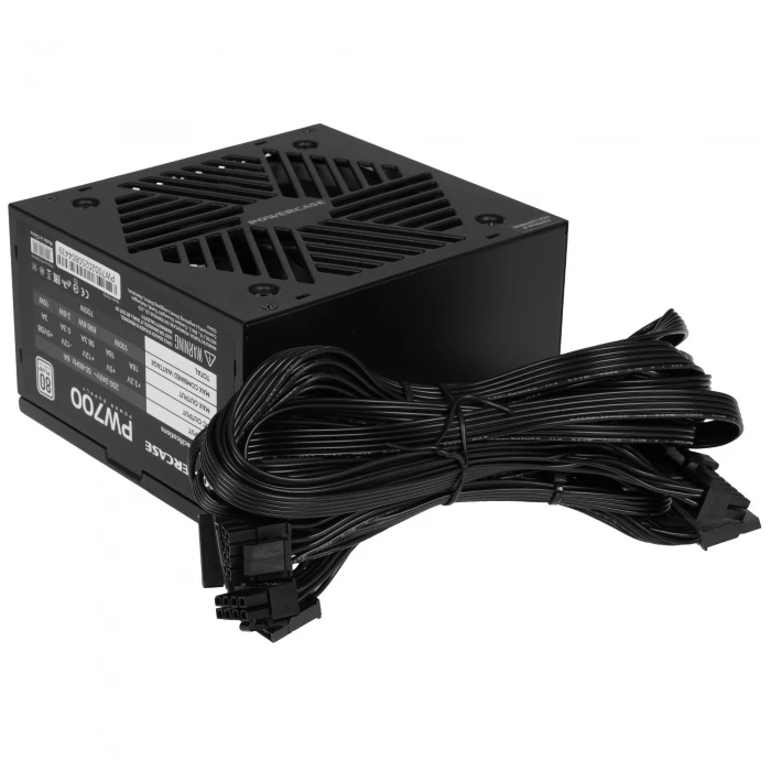 Блок питания PowerCase PW700 черный, PS-700W-DC