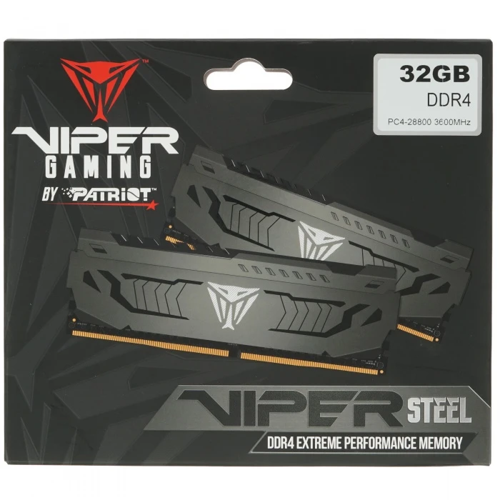 Оперативная память Patriot Viper Steel 32Gb 3600Mhz, PVS432G360C8