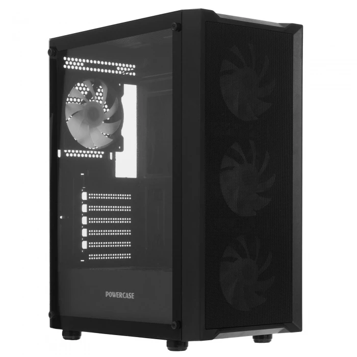 Корпус PowerCase Mistral EA19 черный, Mid-Tower