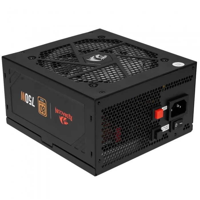 Блок питания Redragon RGPS-750W черный, 70488