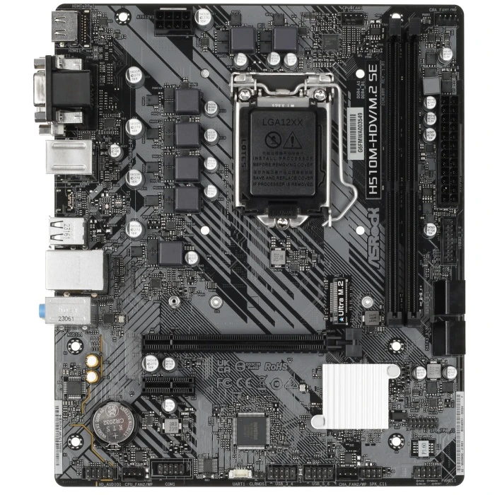 Мат. плата ASRock H510M-HDV/M.2 SE, LGA 1200
