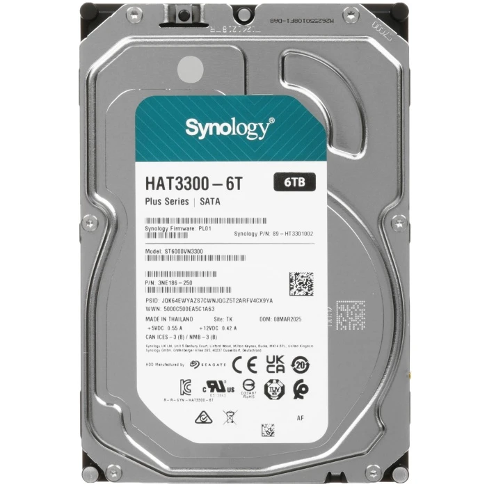 6 ТБ Жесткий диск Synology HAT3300-6T