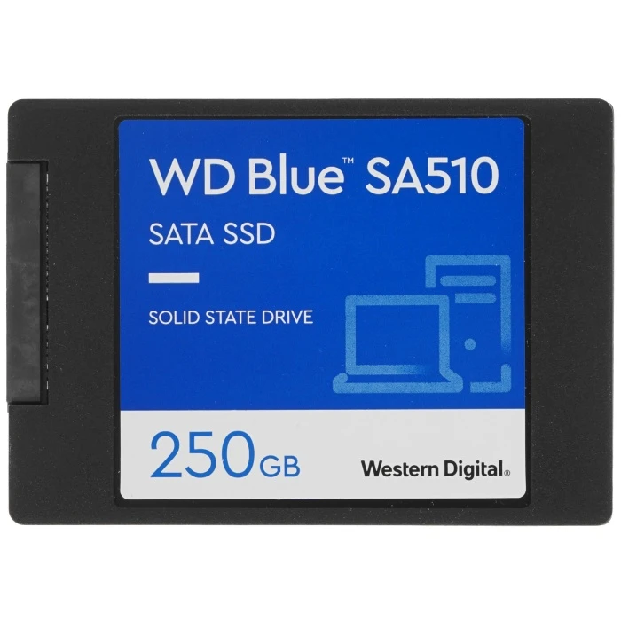 SSD накопитель WD Blue SA510 250Gb 2.5" SATA, WDS250G3B0A