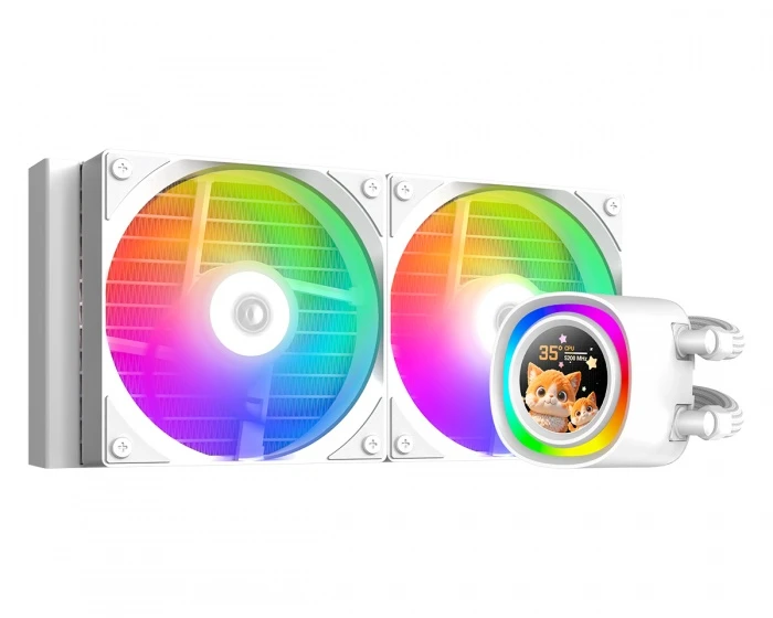Система охлаждения ID-COOLING FX240 LCD белая