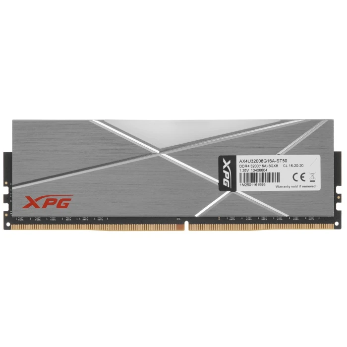 Оперативная память ADATA XPG SPECTRIX D50 RGB 8Gb 3200Mhz, AX4U32008G16A-ST50