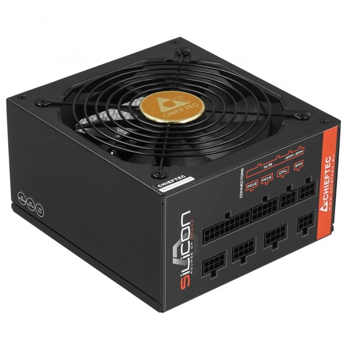 Блок питания Chieftec Silicon 650W черный, SLC-650C