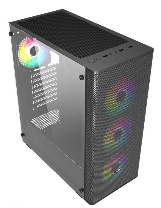 Корпус FSP CMT196B черный, Mid-Tower
