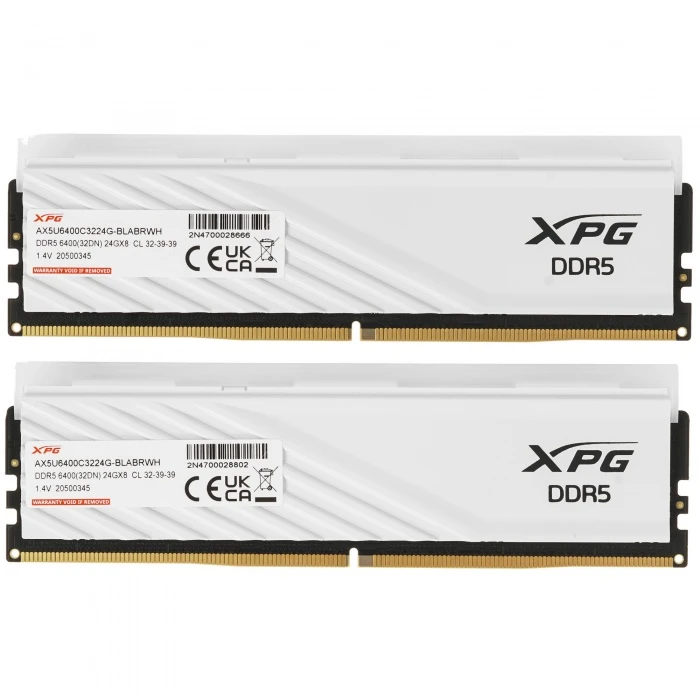 Оперативная память ADATA XPG Lancer Blade RGB 48Gb 6400Mhz, KIT 2*24Gb, AX5U6400C3224G-DTLABRWH
