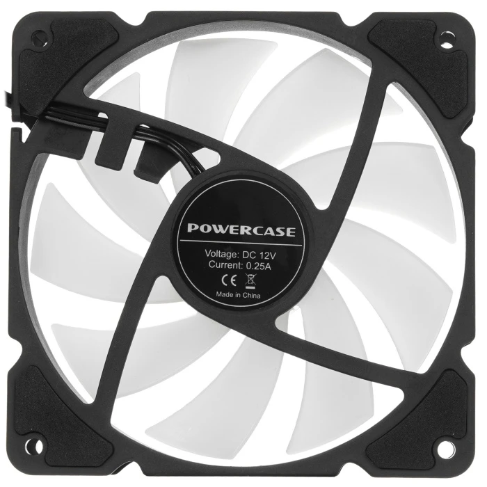 Вентилятор Powercase M3LED черный