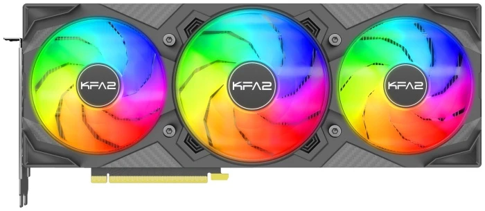 Видеокарта KFA2 GeForce RTX 5080 ROCK(X) OC 3FAN RGB Black 16Gb