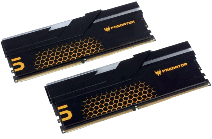 Оперативная память Acer Predator Hermes RGB 64Gb 6400Mhz, KIT 2*32Gb, BL.9BWWR.424