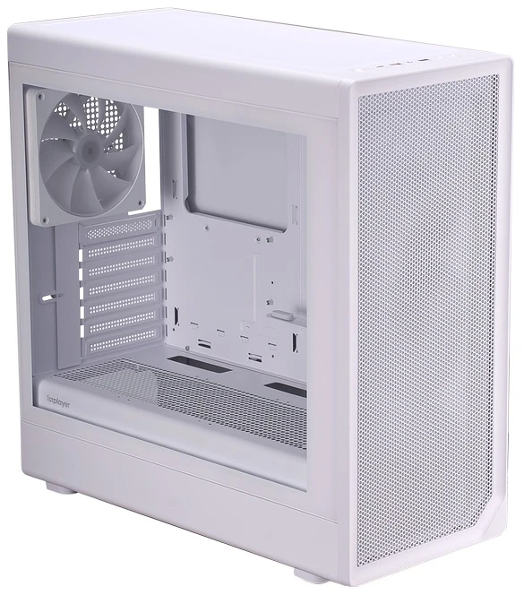 Корпус 1STPLAYER AU8 ARGB белый, Mid-Tower