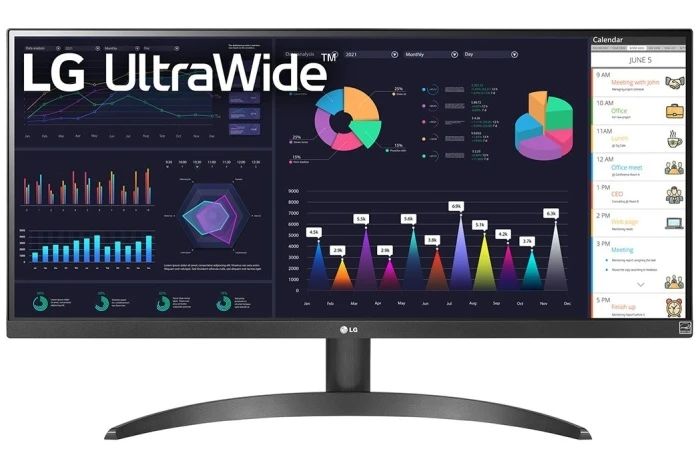 Монитор LG UltraWide 34WQ500-B, 34", черный