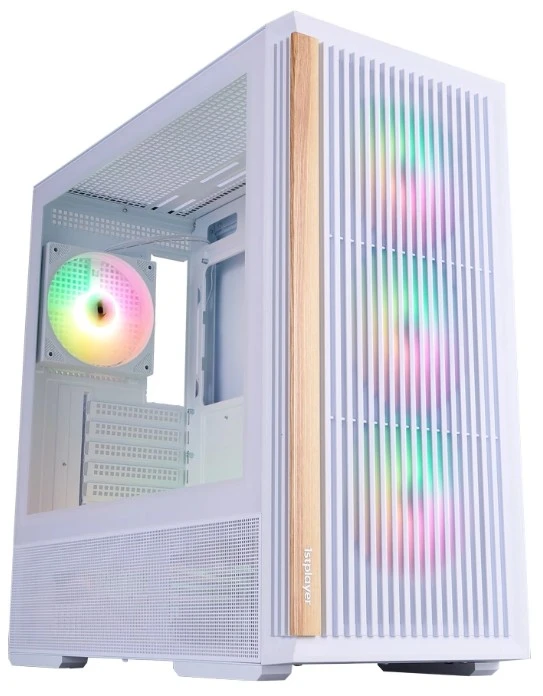 Корпус 1STPLAYER WD7 ARGB белый, Mini-Tower