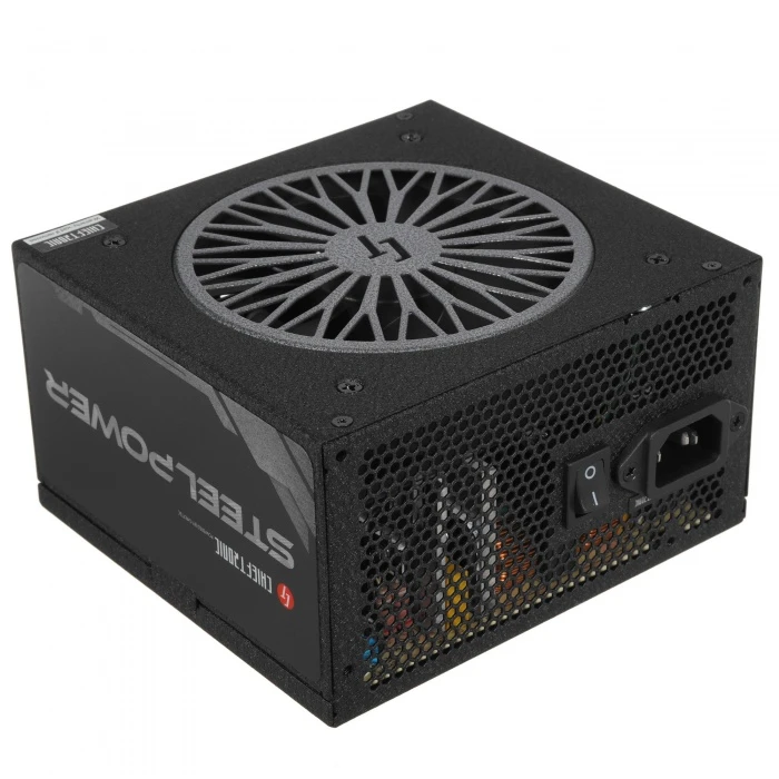 Блок питания Chieftec SteelPower 650W серый, черный, BDK-650FC