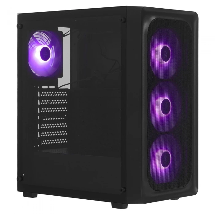 Корпус XASTRA A407 4ARGB черный, Mid-Tower