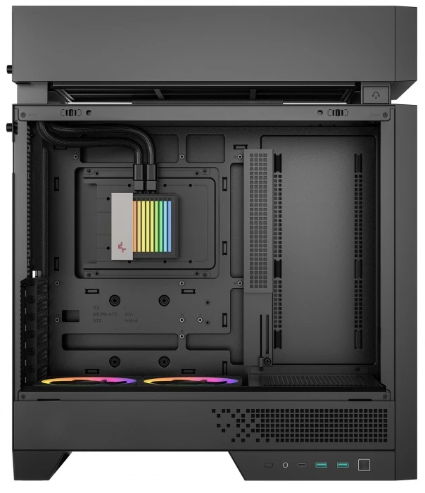 Корпус DEEPCOOL CL6600 черный, Mid-Tower