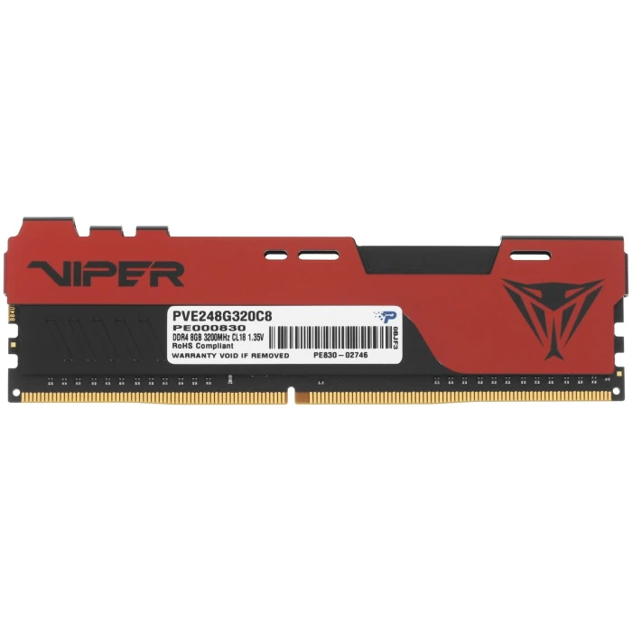 Оперативная память Patriot Viper Elite II 8Gb 3200Mhz, PVE248G320C8