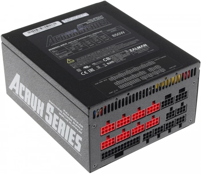 Блок питания ZALMAN ARX 850W черный, ZM850-ARX