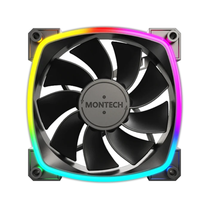 Комплект вентиляторов Montech RX120 черный, RX120B3P