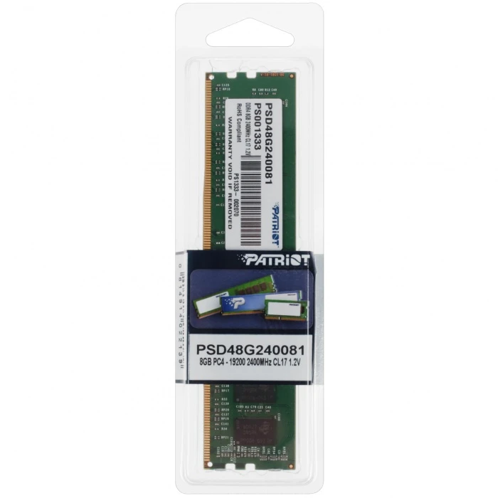 Оперативная память Patriot Signature 8Gb 2400Mhz, PSD48G240081