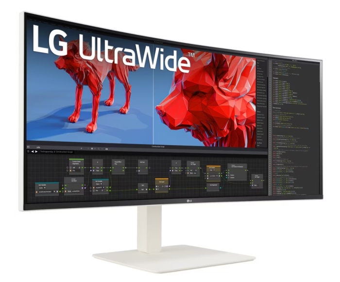 Монитор LG UltraWide 38WR85QC-W, 37.5", белый