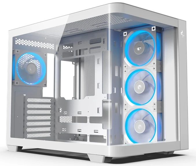 Корпус DEEPCOOL CG530U 4F белый, Mid-Tower