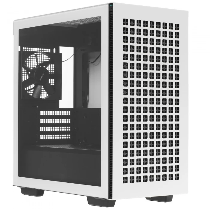 Корпус DEEPCOOL CH370 белый, Mini-Tower