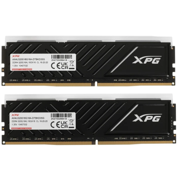 Оперативная память ADATA XPG SPECTRIX D35G RGB 32Gb 3200Mhz, KIT 2*16Gb, AX4U320016G16A-DTBKD35G