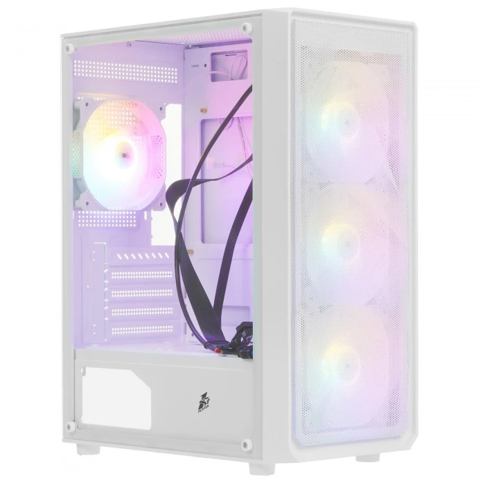 Корпус 1STPLAYER FD3 белый, Mid-Tower