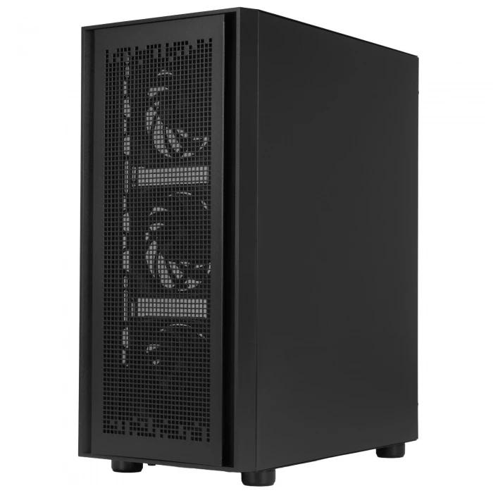 Корпус PowerCase ByteFlow V2 черный, Mid-Tower