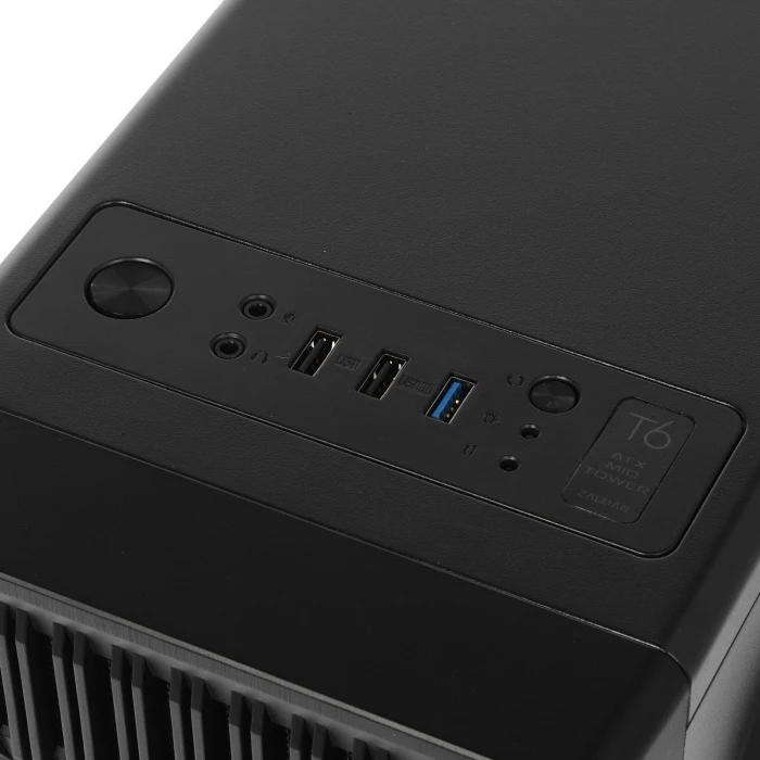 Корпус ZALMAN T6 черный, Mid-Tower