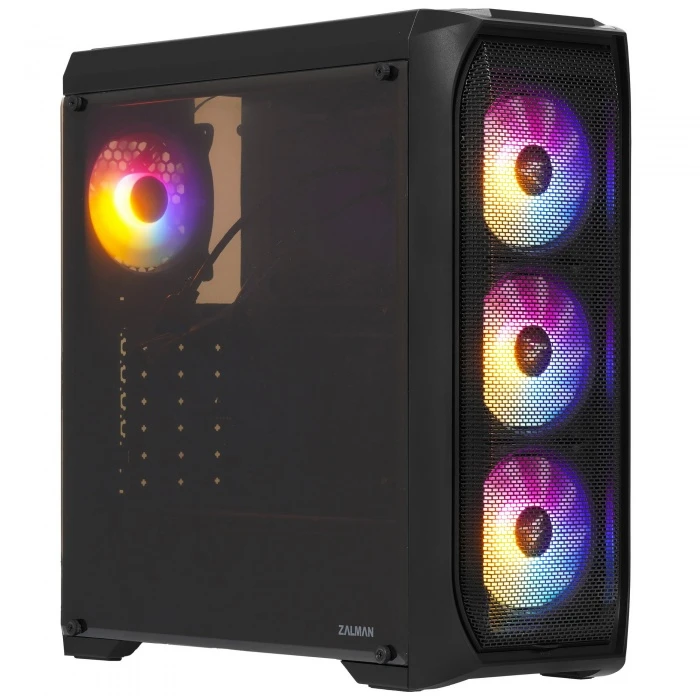Корпус ZALMAN N5 MF черный, Mid-Tower