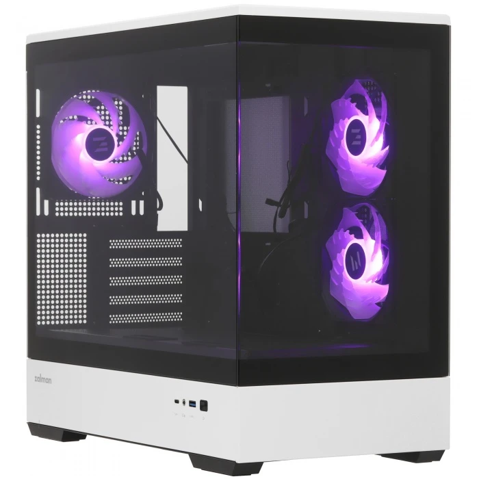 Корпус ZALMAN P30 BW белый, Mini-Tower