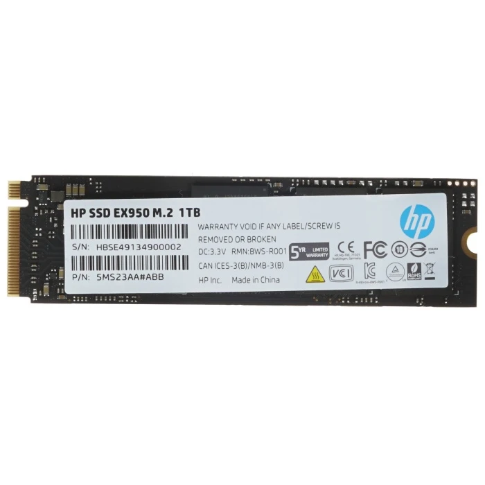 SSD накопитель HP EX950 1Tb M.2 NVMe, 5MS23AA#ABB